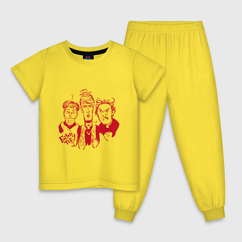 Детская пижама Отец Тед / Желтый – фото 1