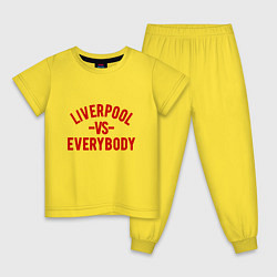 Детская пижама Ливерпуль против всех