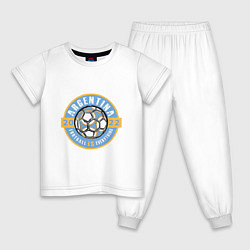 Пижама хлопковая детская Argentina 2022, цвет: белый
