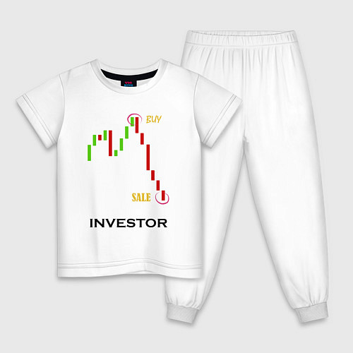 Детская пижама Investor / Белый – фото 1