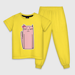 Детская пижама Розовая кошечка