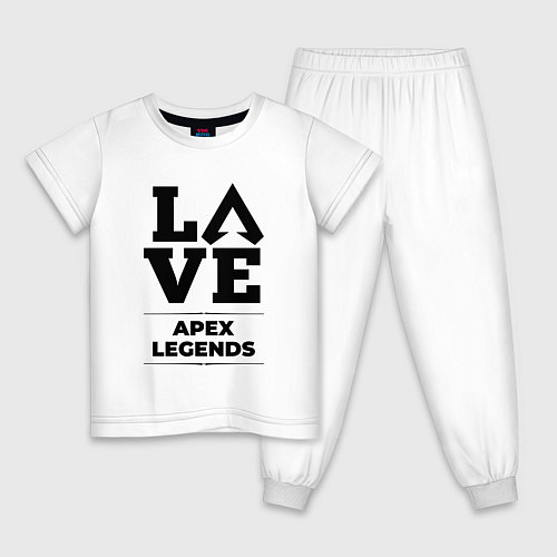 Детская пижама Apex Legends Love Classic / Белый – фото 1