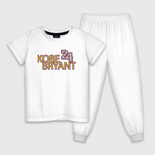 Детская пижама KobeBryant 24 / Белый – фото 1