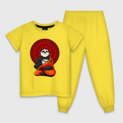 Детская пижама Медитация панды Дзен