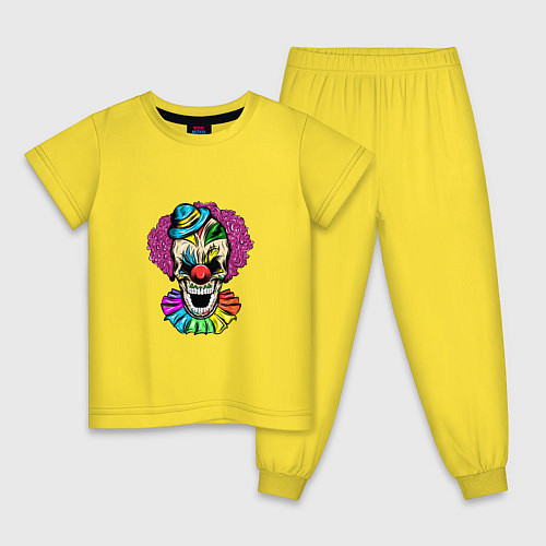 Детская пижама Dead Clown / Желтый – фото 1