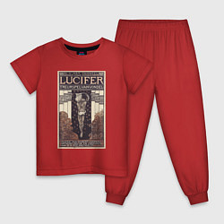 Детская пижама Lucifer Mourning Game Винтажная афиша