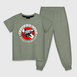Детская пижама Сертифицированный дайвер