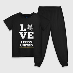 Детская пижама Leeds United Love Classic