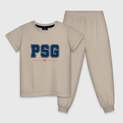 Детская пижама PSG FC Classic / Миндальный – фото 1