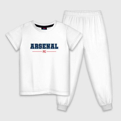 Детская пижама Arsenal FC Classic / Белый – фото 1