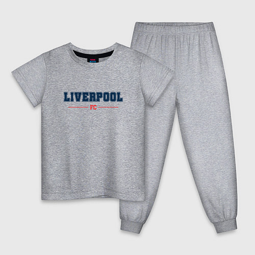 Детская пижама Liverpool FC Classic / Меланж – фото 1