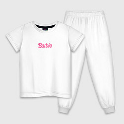 Детская пижама Barbie mini logo