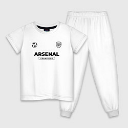 Детская пижама Arsenal Униформа Чемпионов