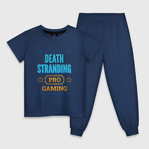 Детская пижама Игра Death Stranding PRO Gaming / Тёмно-синий – фото 1