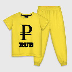 Детская пижама Рубль RUB
