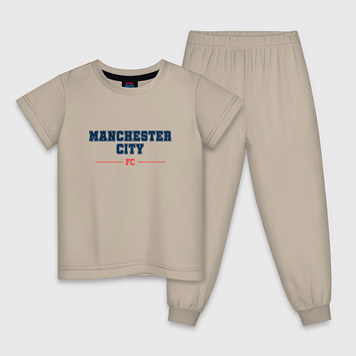 Детская пижама Manchester City FC Classic / Миндальный – фото 1