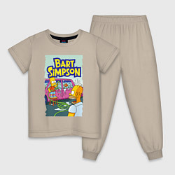 Детская пижама Барт Симпсон устроил из автомобиля аквариум