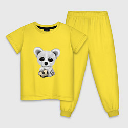 Детская пижама Футбол - Белый Медведь