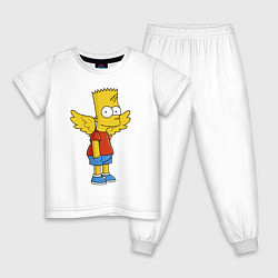 Детская пижама Барт Симпсон - единорог