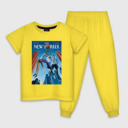 Детская пижама Обложка журнала New Yorker