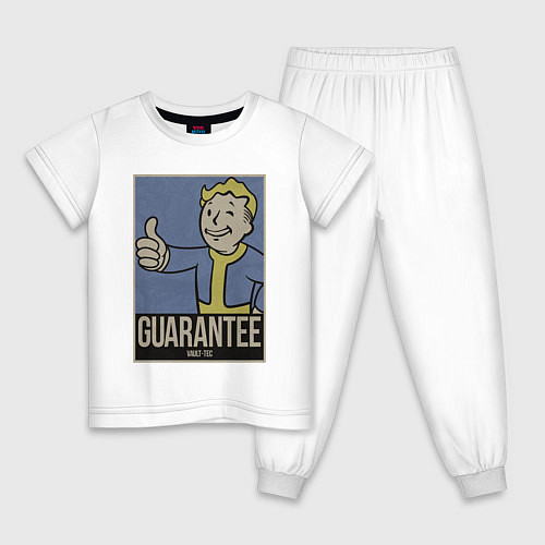 Детская пижама Vault guarantee boy / Белый – фото 1