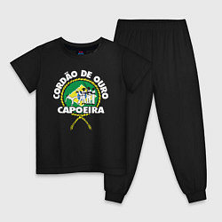 Детская пижама Capoeira - Cordao de ouro flag of Brazil