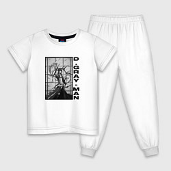 Пижама хлопковая детская Грозный Ю - D Gray man, цвет: белый