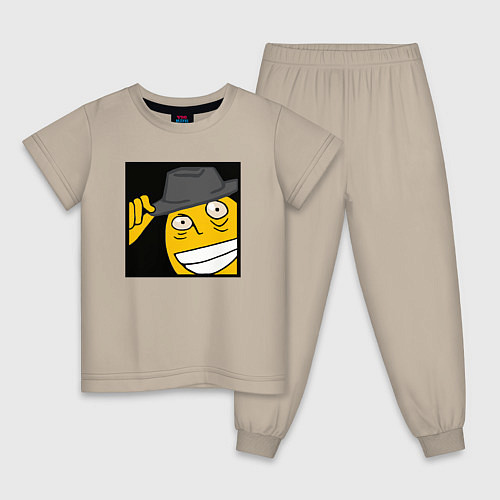 Детская пижама Рофлан здарова / Миндальный – фото 1