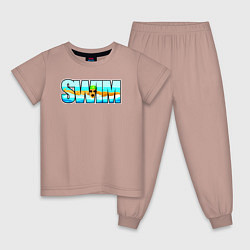 Детская пижама SWIM баттерфляй