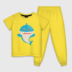 Детская пижама Милая акулa