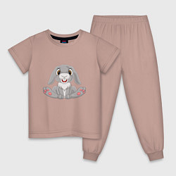 Детская пижама Кролик - Улыбашка