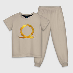 Детская пижама Golden logo GoW Ragnarok