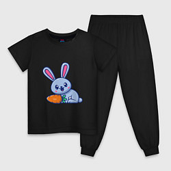 Детская пижама Кролик и морковка