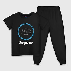 Пижама хлопковая детская Jaguar в стиле Top Gear, цвет: черный