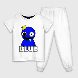 Детская пижама Радужные друзья улыбчивый Синий