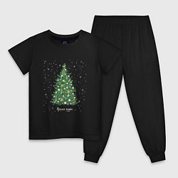 Детская пижама Время чудес Новогодняя елка