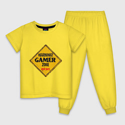 Детская пижама Gamer zone - keep out