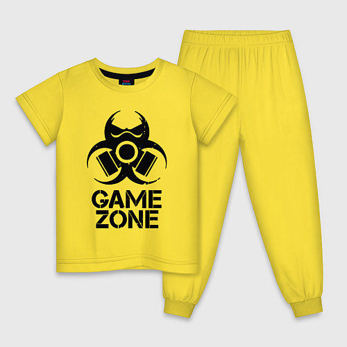 Детская пижама Game zone / Желтый – фото 1