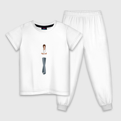 Детская пижама Женщина-врач / Белый – фото 1