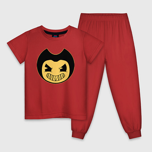 Детская пижама Bendy злая / Красный – фото 1