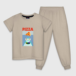 Детская пижама Pizza jaws