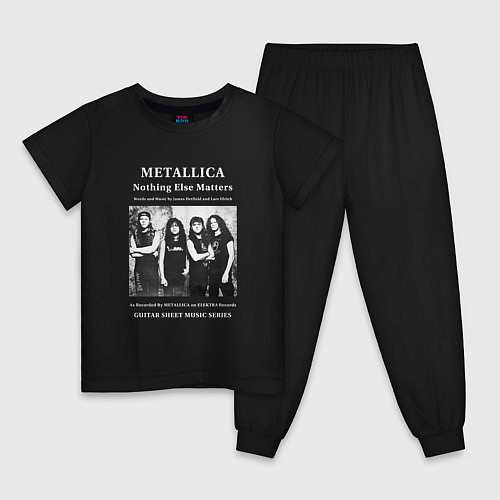 Детская пижама Metallica Nothing Else Matters / Черный – фото 1