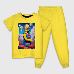 Детская пижама Гомер Симпсон в будущем - нейросеть