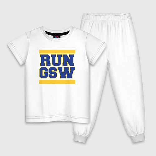 Детская пижама RUN GSW / Белый – фото 1