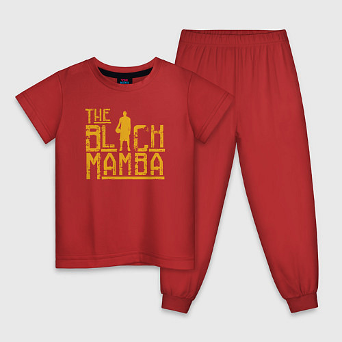 Детская пижама The black mamba / Красный – фото 1