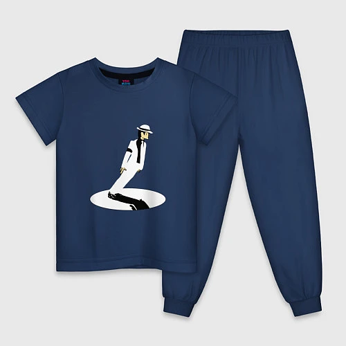 Детская пижама Тень Майкла Джексона / Тёмно-синий – фото 1