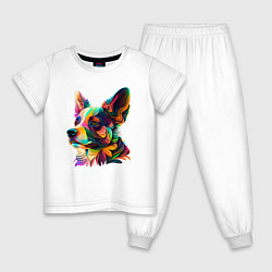 Детская пижама Разноцветный корги