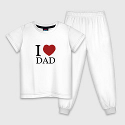 Детская пижама I love dad