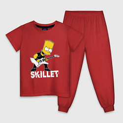 Детская пижама Skillet Барт Симпсон рокер