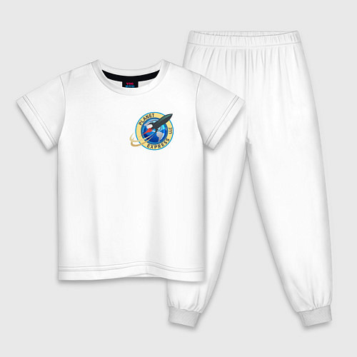 Детская пижама Межпланетный экспресс Футурама / Белый – фото 1